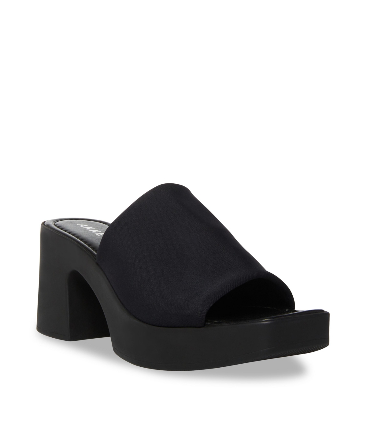 Anne Klein Vega Platform Sandal In Black | ModeSens