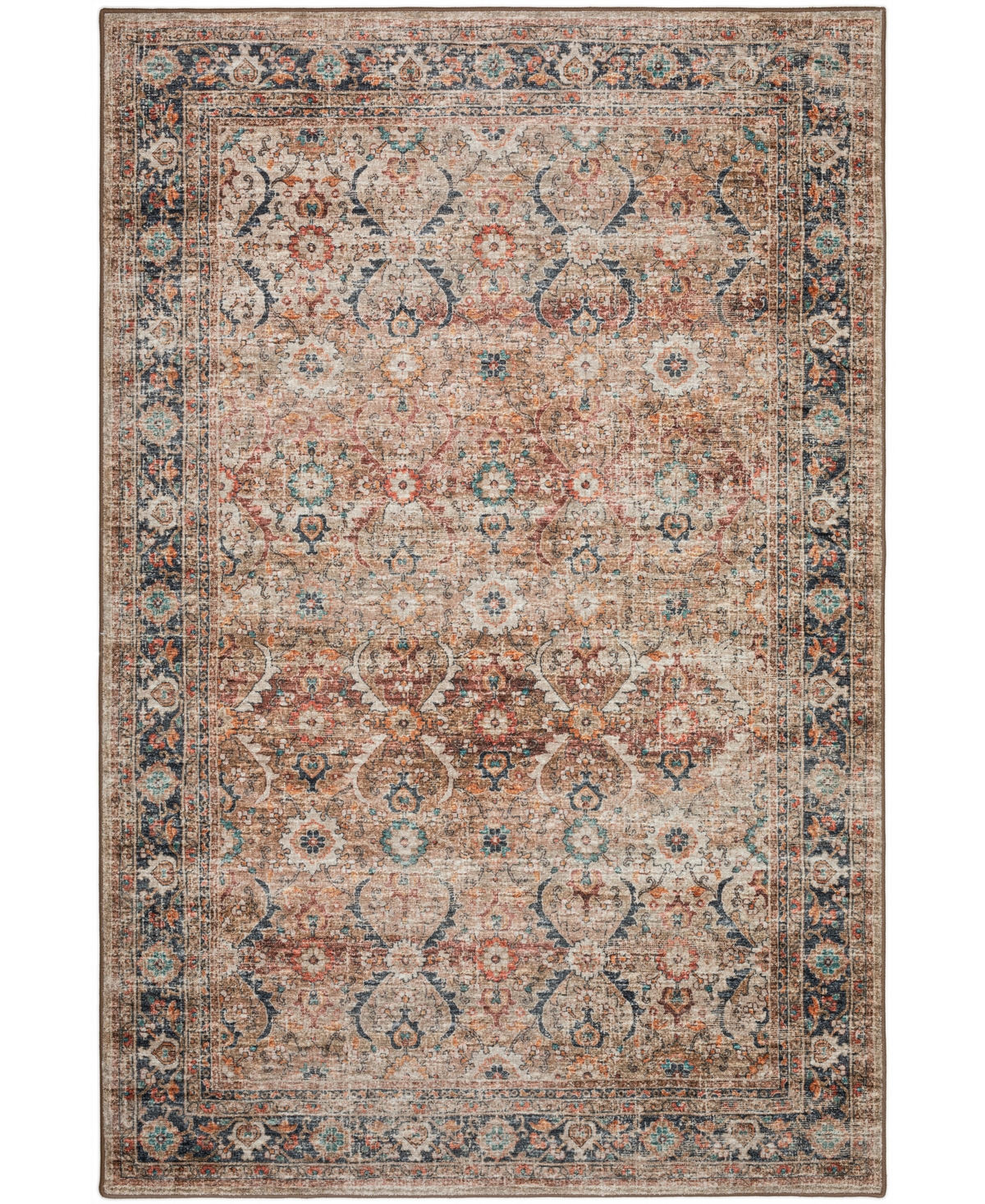 D Style Jericho Jc1 5' X 7'6" Area Rug In Taupe
