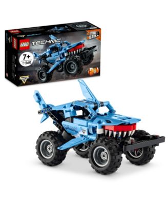 Photo 1 of LEGO® Technic Monster Jam Megalodon Model Building Kit, a 2-in-1 Build for Kids, 260 Pieces