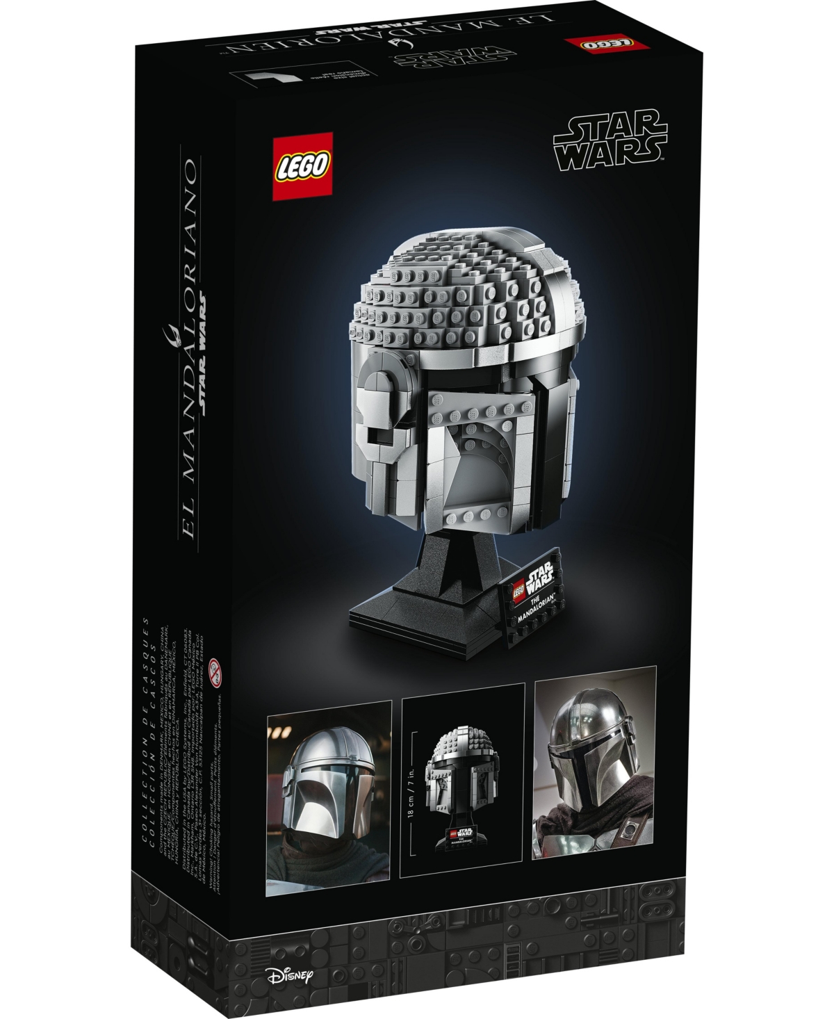 Lego Star Wars 75328 The Mandalorian Adult Toy Helmet Building Set In Multiple