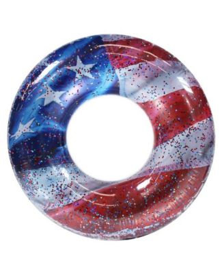 Photo 1 of 2 PACK Poolcandy Stars Stripes Glitter Pool Tube, 36"