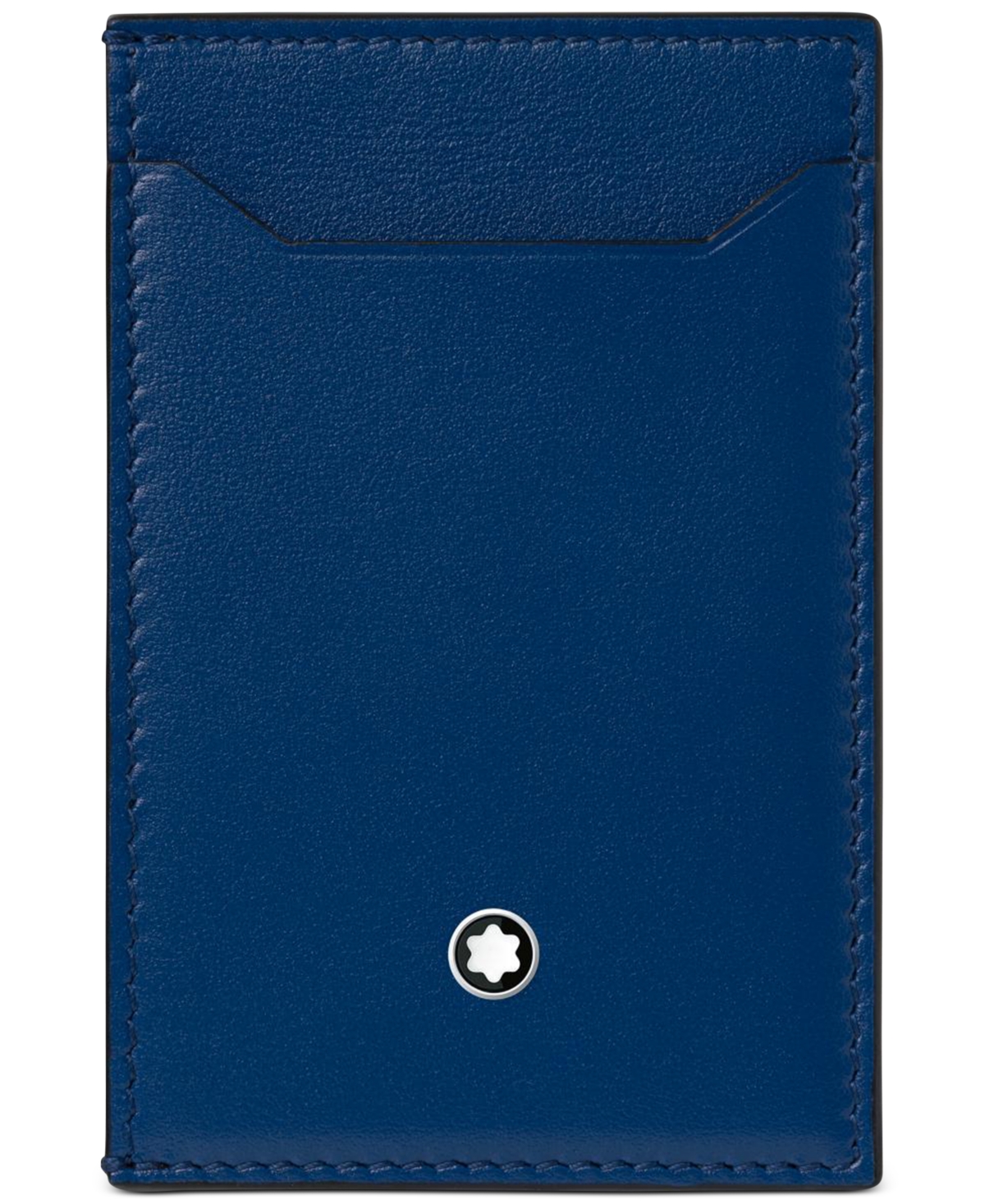 Montblanc Meisterstuck 3 Pocket Card Holder In Blue