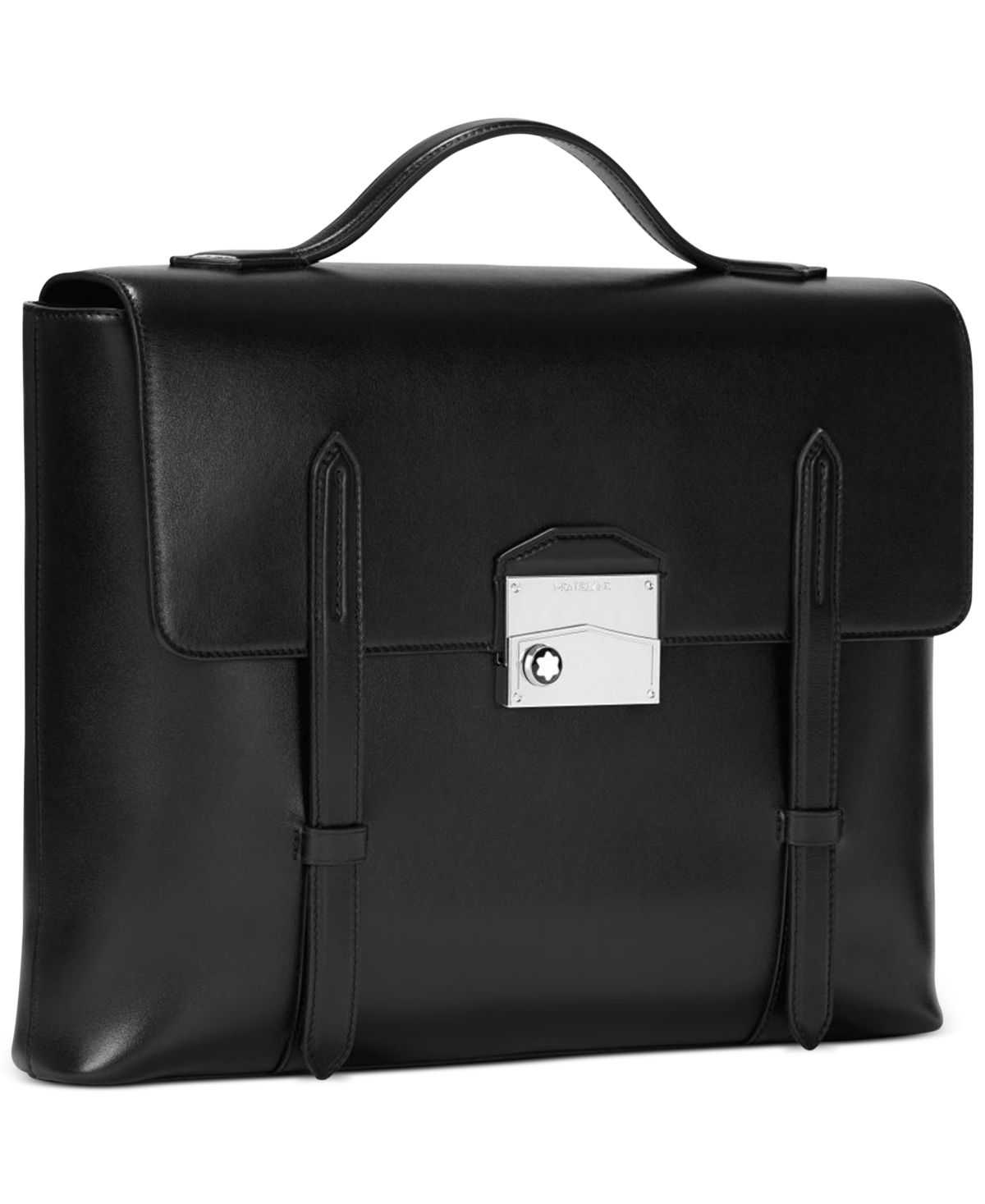 Shop Montblanc Meisterstuck Neo Briefcase Document Case In Black