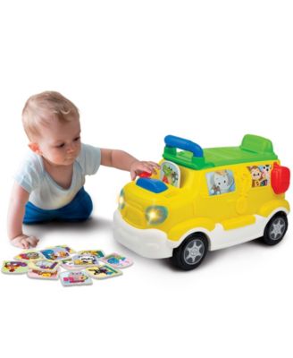 Brilliant Beginnings Ride 'Em Tiger Safari Foot to Floor Ride-On Activity Bus