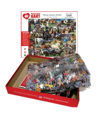 Horses 24" x 30" By Steve Smith Set, 1000 Puzzle