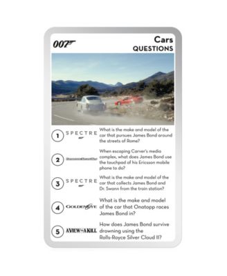 007 James Bond "Every Assignment" Quiz Game, 501 Pieces