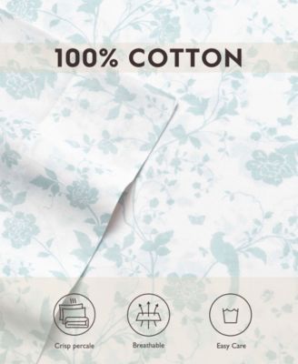 300 Thread Count Cotton Sateen Pillowcase Pair, Standard