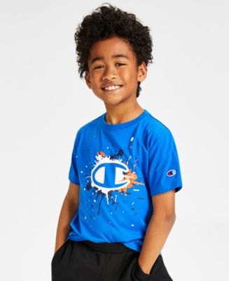 Champion Big Boys Paint Splatter T-Shirt - Macy's