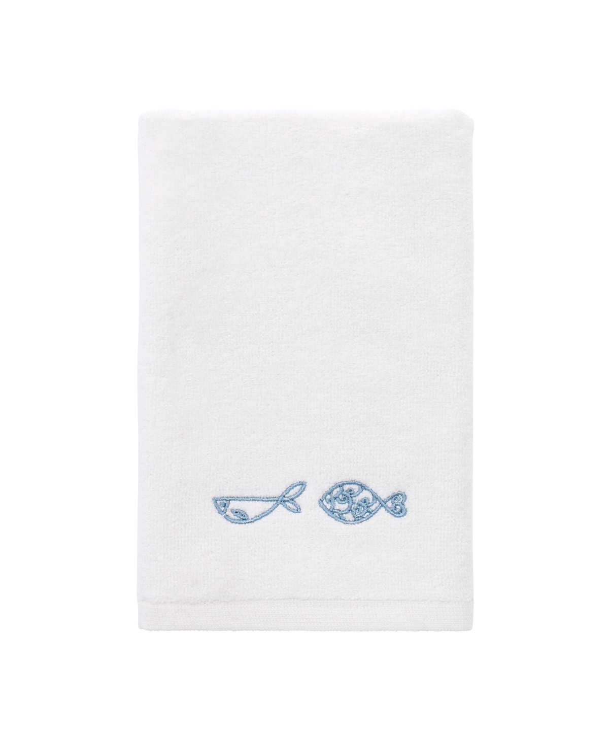 Avanti Fin Bay Decorative Fingertip Towel Bedding In White