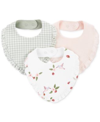Carter's - Baby Girls Assorted 3-Pack Bandana Bibs