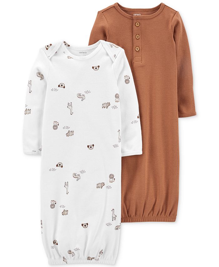Carter's newborn sleeper hotsell gowns