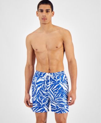 INC International Concepts - Men's Tiger Stripe 5" Board Shorts