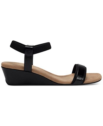 Alfani Valli Two-Piece Wedge Sandals, Created for Macy's - Macy's