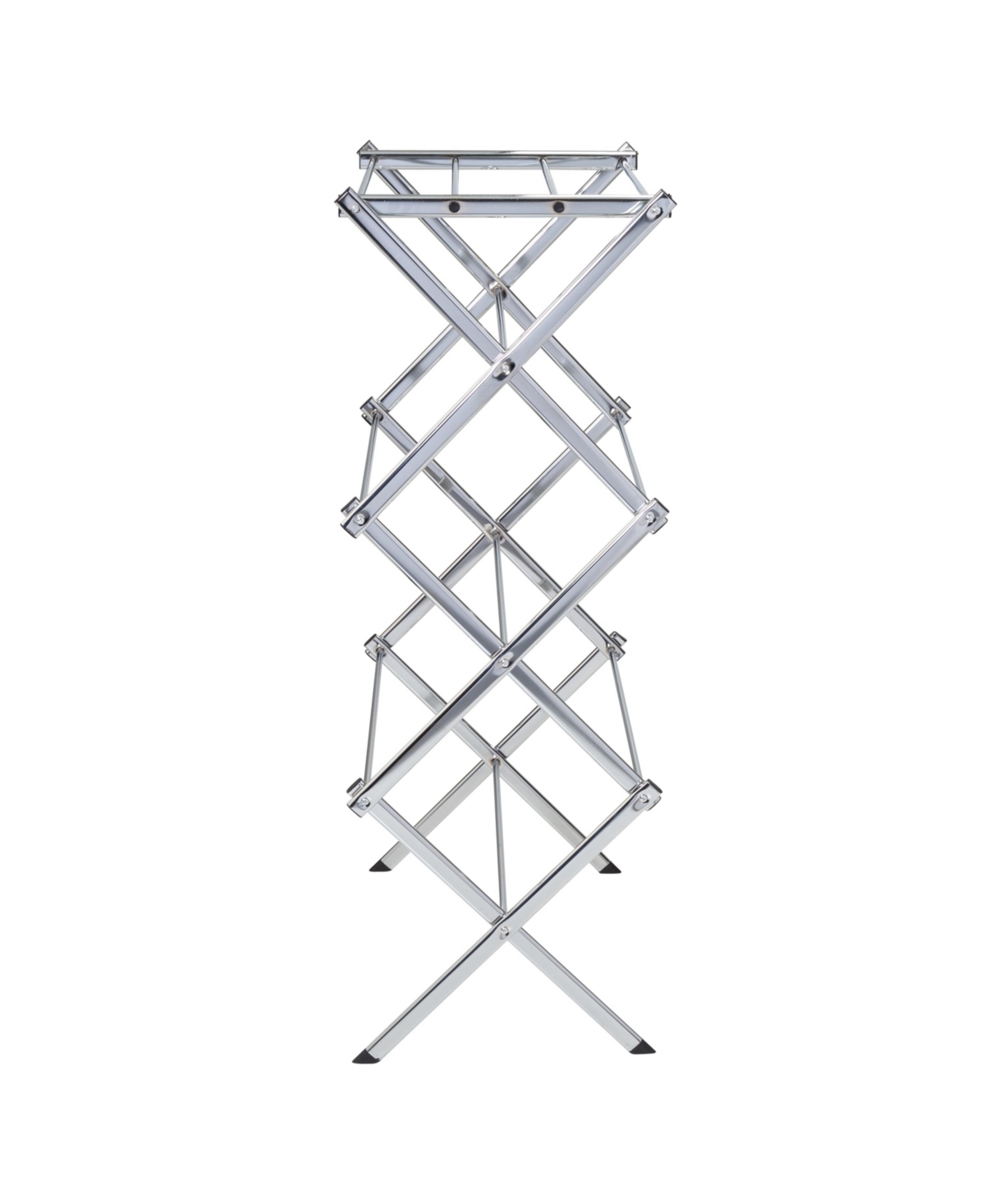 Shop Honey Can Do Slim-profile Clothes Drying Rack In Chrome