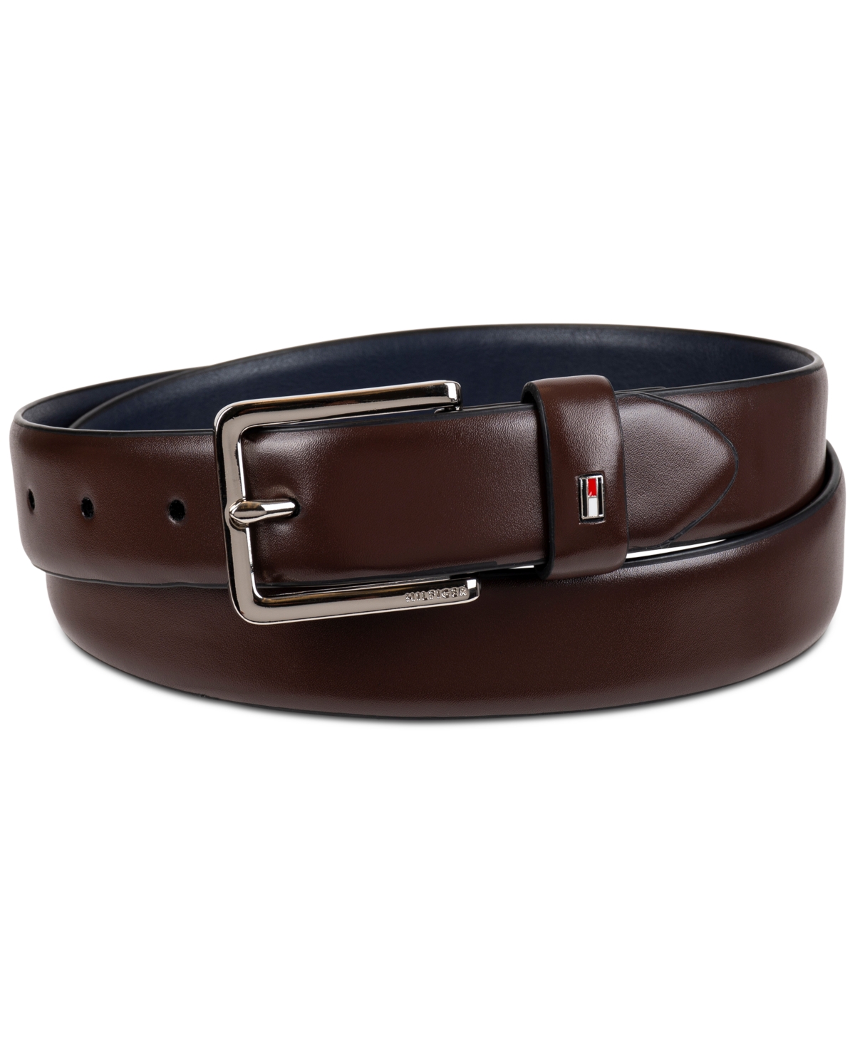 Tommy Hilfiger Men's Flex Stretch Feather-Edge Dress Belt