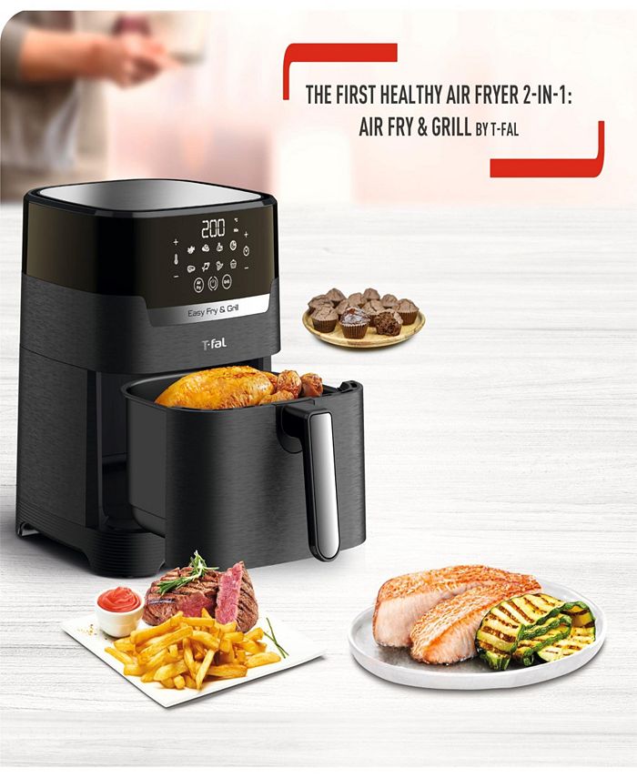 TFal Easy Fry Grill XL 2in1 Air Fryer Combo Macy's