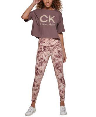 Calvin Klein - Printed High-Rise 7/8 Leggings