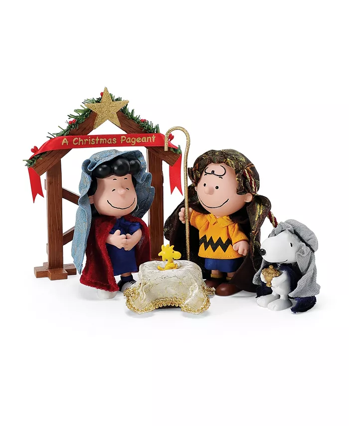 Department 56 Possible Dreams Peanuts Christmas Pageant Set