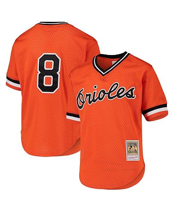 Mitchell Ness Big Boys Cal Ripken Jr. Orange Baltimore Orioles