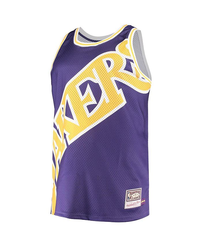 Mitchell & Ness Men's Purple Los Angeles Lakers Hardwood Classics Big