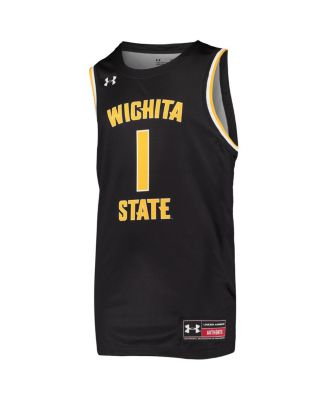 Big Boys #1 Black Wichita State Shockers Replica Basketball Jersey