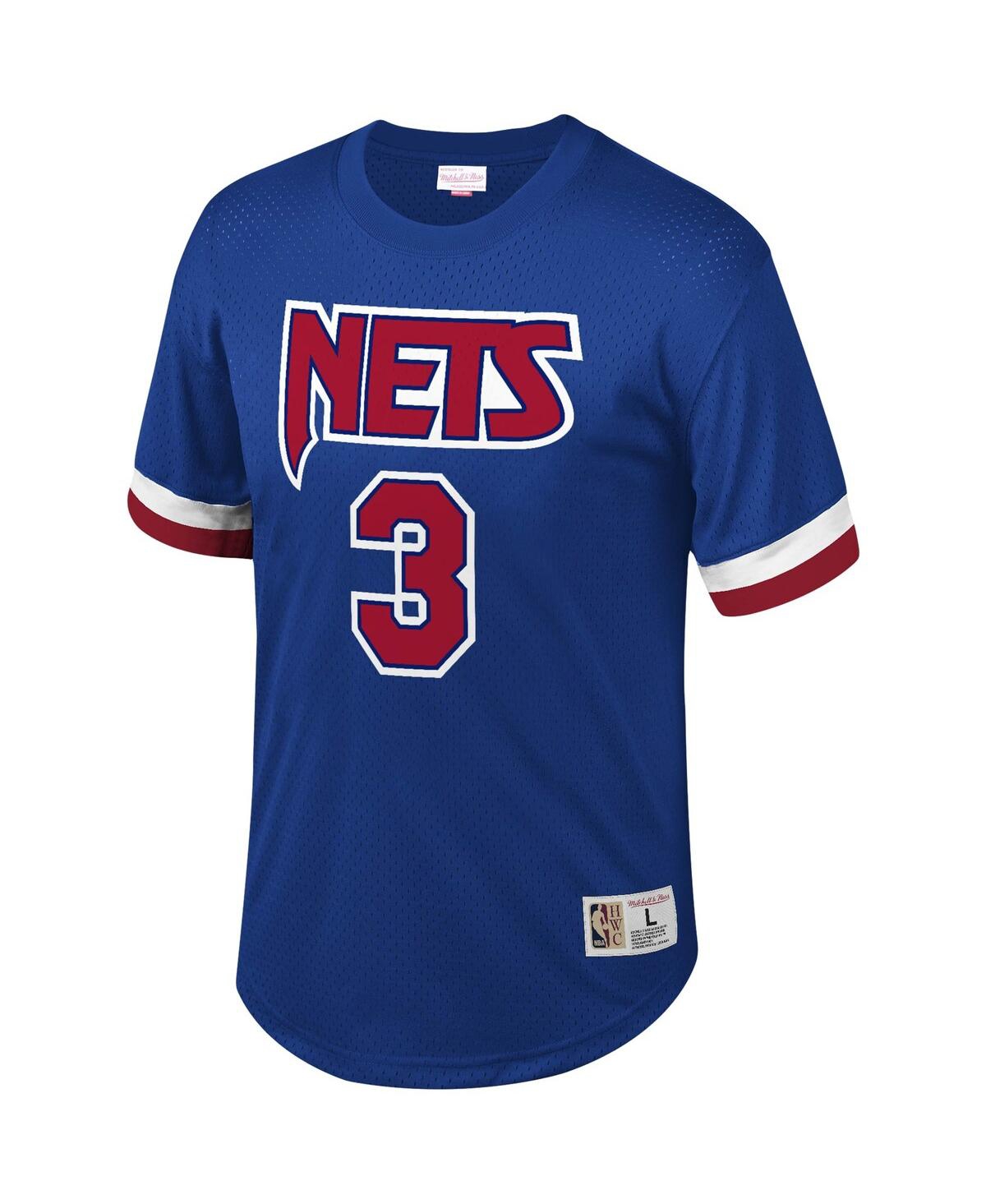 Mitchell & Ness Men's  Drazen Petrovic Royal New Jersey Nets Mesh T-shirt In Royal