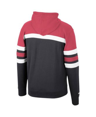 Men's Cardinal, Black Arizona Cardinals Head Coach Pullover Hoodie