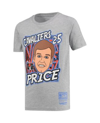 Big Boys and Girls Mark Price Gray Cleveland Cavaliers Hardwood Classics King Of The Court Player T-shirt