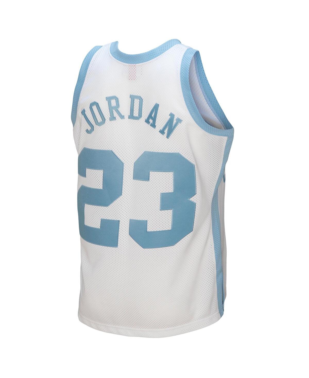 Men's Mitchell & Ness Michael JordanNorth Carolina Tar Heels 1983/84 Authentic Retired Player Jersey - White