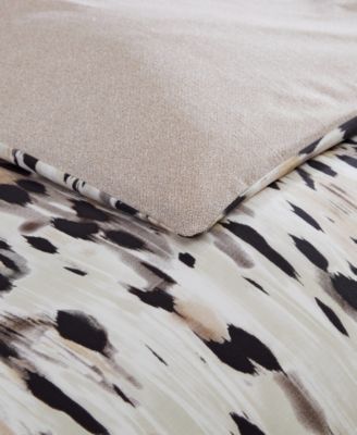 Abstract Leopard 3 Piece Comforter Set, Full/Queen