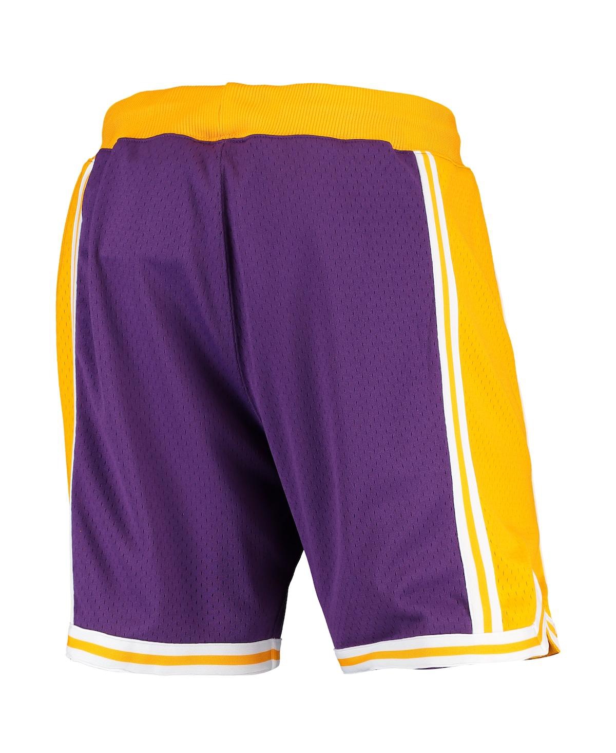 Mitchell & Ness Men's  Purple Los Angeles Lakers 1996-1997 Hardwood Classics Throwback Authentic Shor In Purple