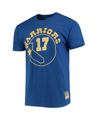 Men's Chris Mullin Royal Golden State Warriors Hardwood Classics Name and Number Team T-shirt