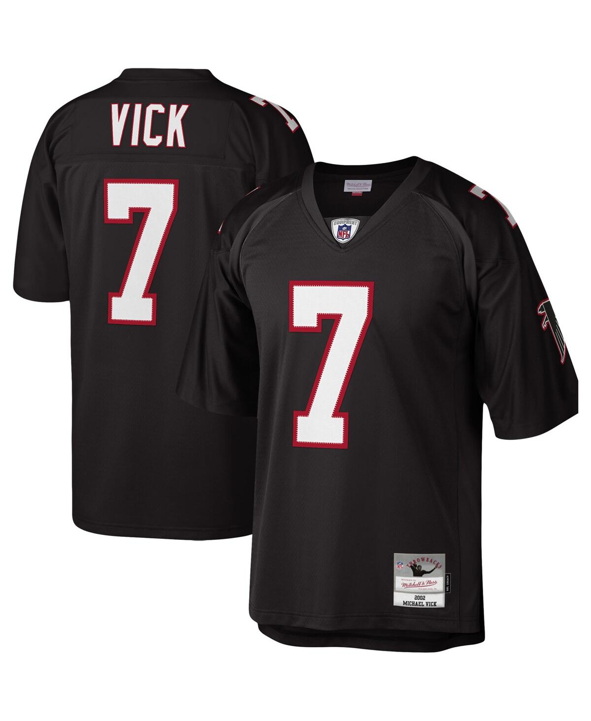 Men's Mitchell & Ness Michael VickAtlanta Falcons Legacy Replica Jersey - Black