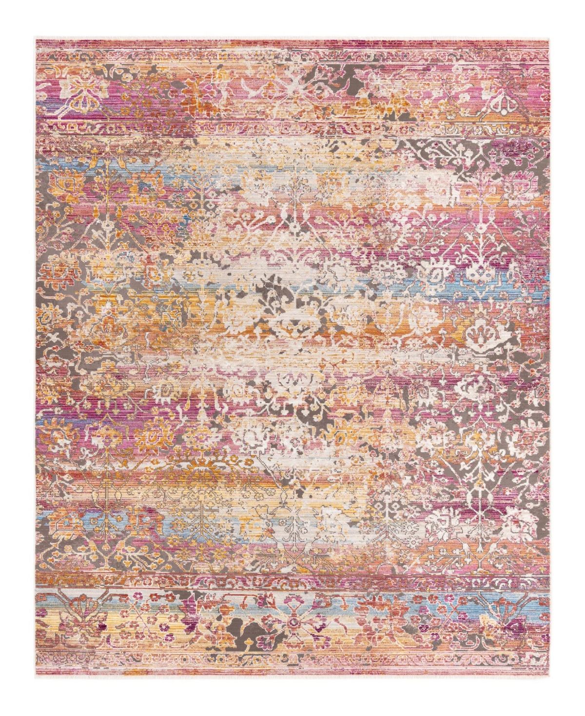 Bayshore Home Closeout!  High-low Pile Iyer Iye09 5'3" X 7'9" Area Rug In Multi