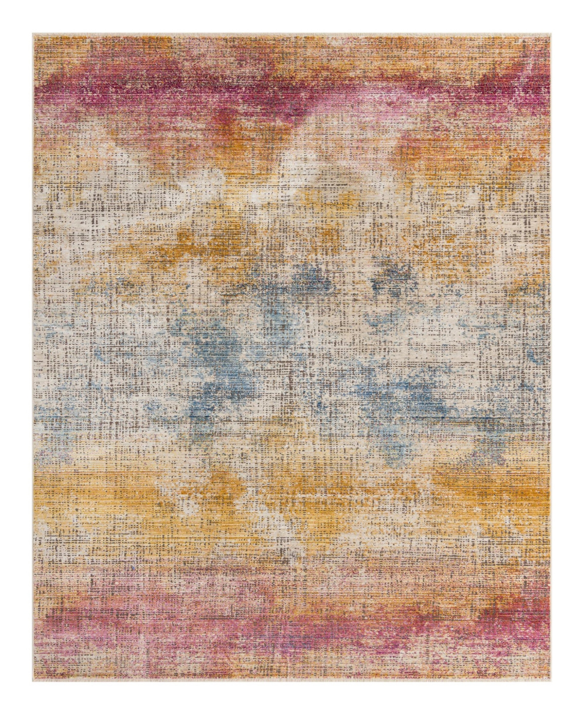 Bayshore Home High-Low Pile Iyer IYE16 7'10in x 9'8in Area Rug - Multi