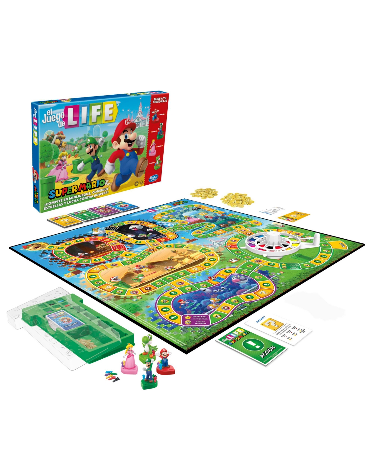Hasbro Gaming Hasbro Game Of Life Super Mario In No Color