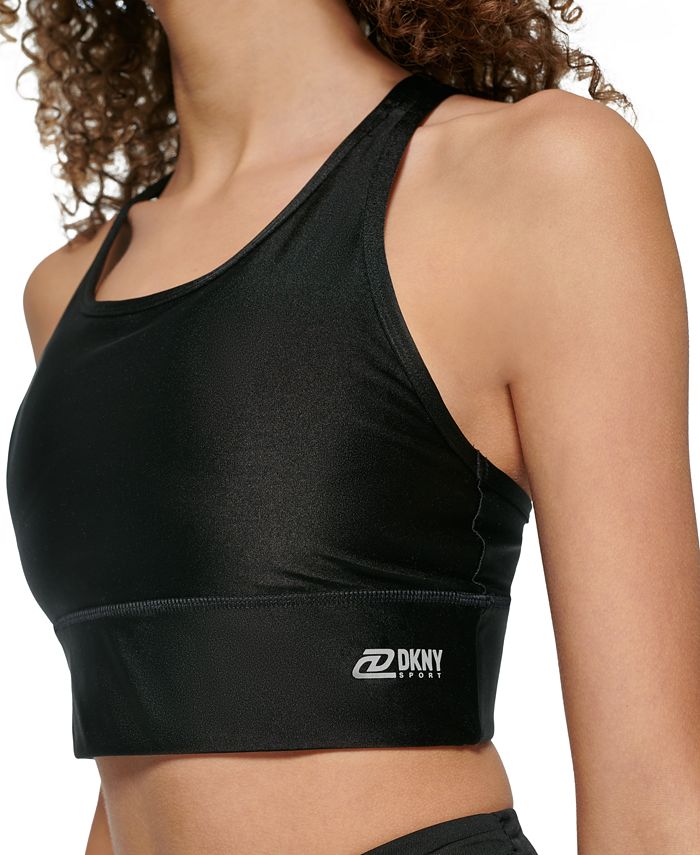 DKNY Womens Sport Women's Performance Support Yoga Running Bra : :  Clothing, Shoes & Accessories