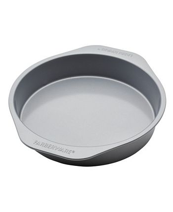 Farberware Nonstick Bakeware 9-Inch Round Cake Pan, Gray