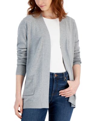 sleeveless midi cardigan