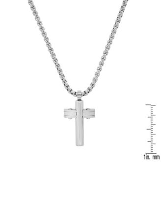 Men's Stainless Steel Cross Pendant