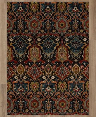 Karastan Spice Market Glenmore Area Rug In Charcoal