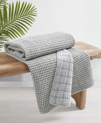 Mills Waffle Stitched Quilted Throw, 60" x 50"