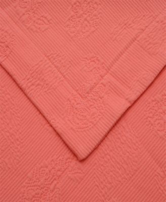 100% Cotton Paisley Matelasse All-Season 3-Piece Coverlet Set, Full