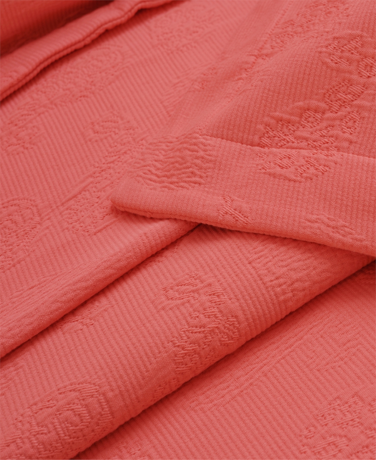 Superior 100% Cotton Paisley Matelasse All-Season -Piece Coverlet Set