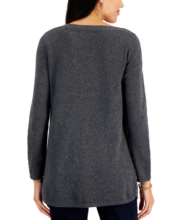 Karen Scott Women's Tunic Sweater, Created for Macy's - Macy's
