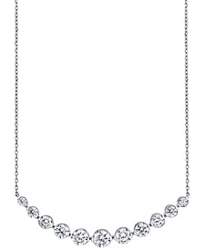Diamond Graduated Adjustable Necklace (1/2 ct. t.w.) in 14k White Gold
