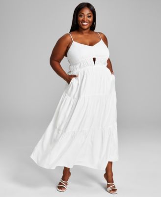 Torrid fashion white maxi dress