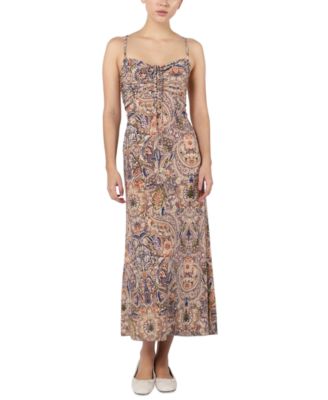 Black Tape - Petite Ruched Maxi Dress