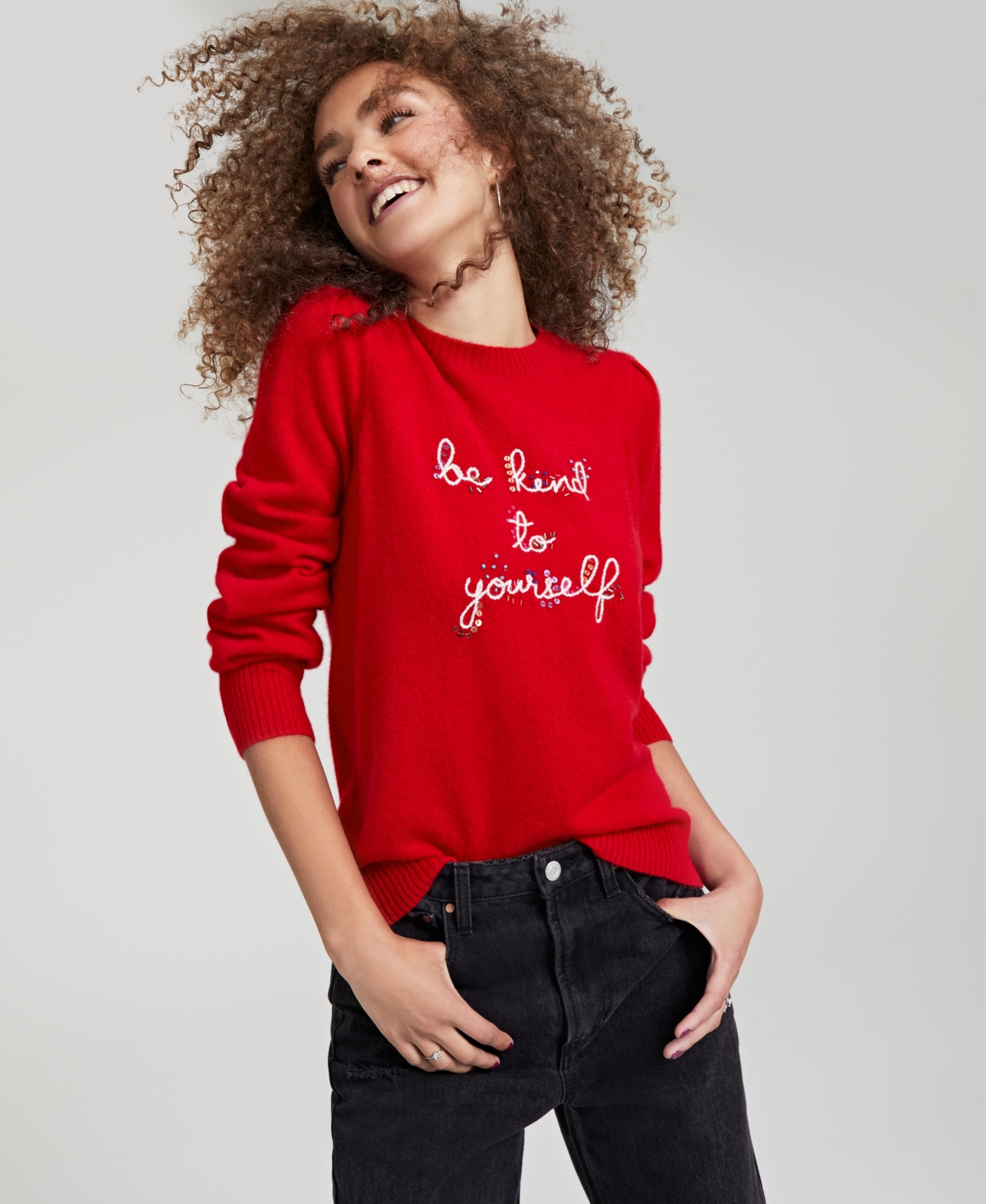 Charter Club Women's 100% Cashmere Be Kind Sweater, Created for Macy's