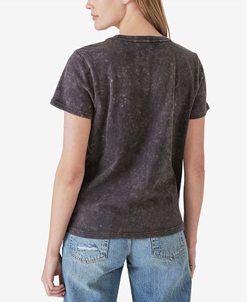 Lucky Brand Women's Studded Moon Graphic-Print T-Shirt - Macy's